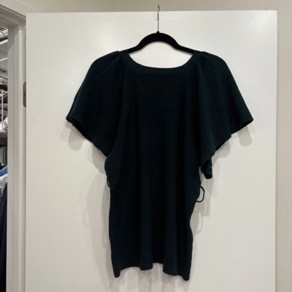 Eloquii Deep Green Knit Top 14/16 - Like New - Picture 5 of 5